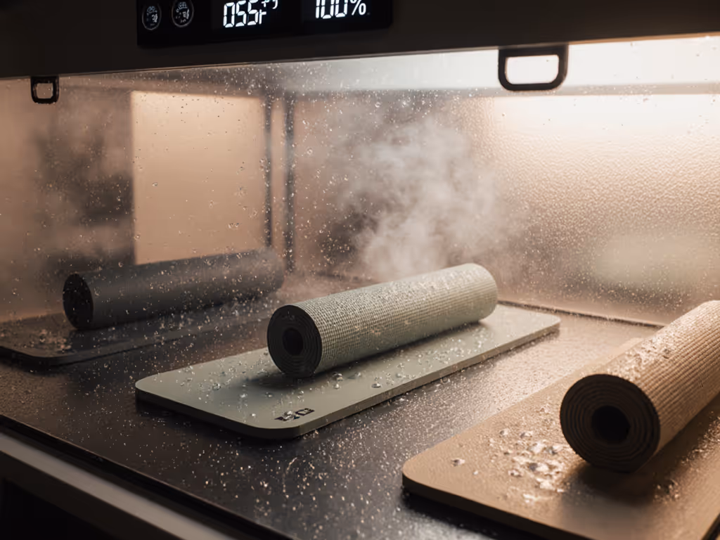heat-testing-yoga-mat-grip-protocol