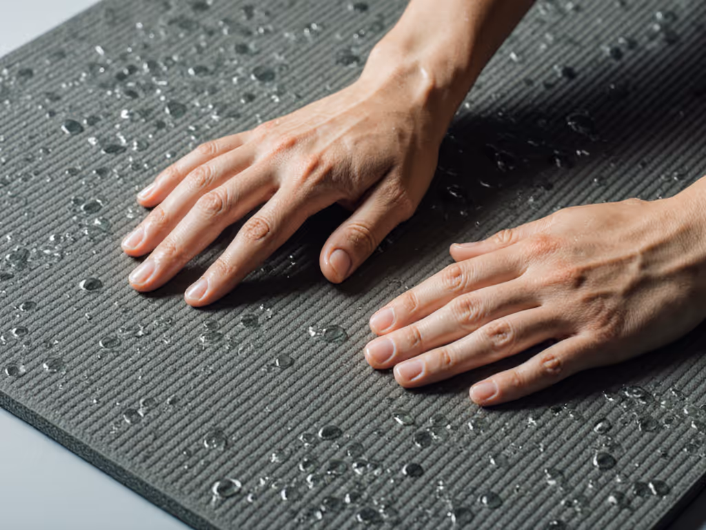 hand_testing_mat_grip_with_water_droplets