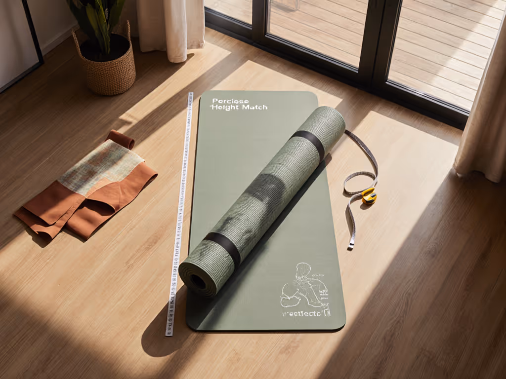 Yoga Mat for Exercise: Perfect Height Match