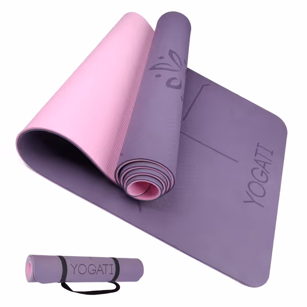 YOGATI Yoga Mat with Strap