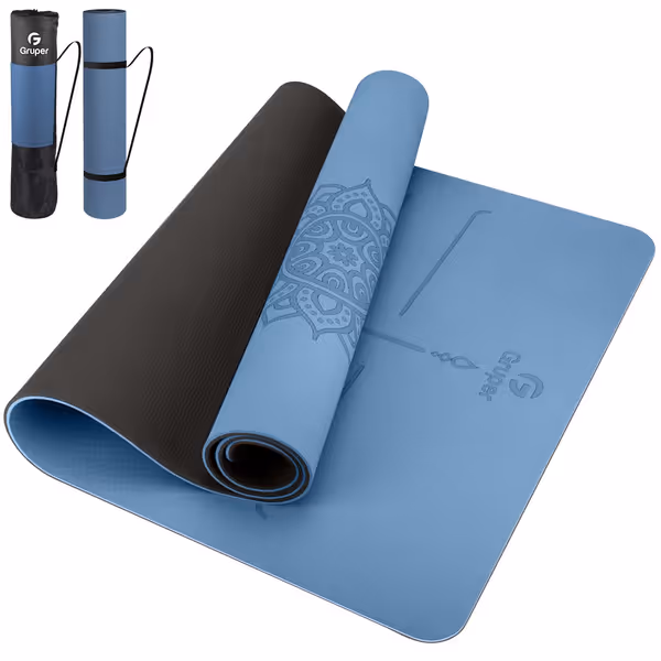 TPE Extra Wide Yoga Mat with Alignment Mark